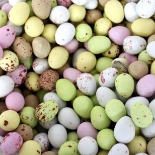 Milk Chocolate Mini Eggs Colours Wedding Party Favours Easter 500g Bags 